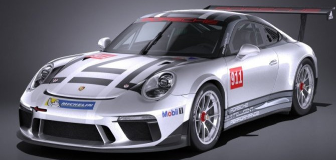 Представлен гоночный болид Porsche 911 GT3 Cup