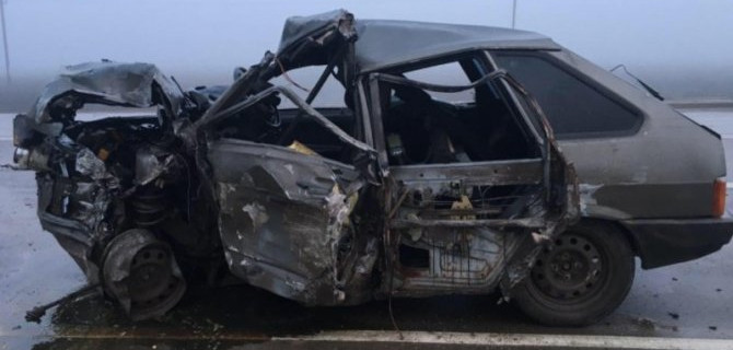 Массовое ДТП в Ростовской области с участием КамАЗа, пострадало 2 человека