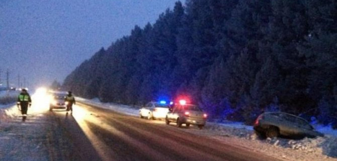 Хороший «улов» собрала под своими колесами водительница ВАЗа