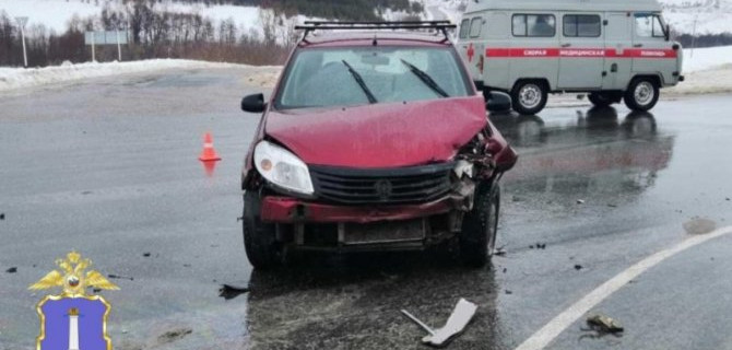 «Шевроле» засадил «Рено» в Сенгилеевском районе Ульяновской области