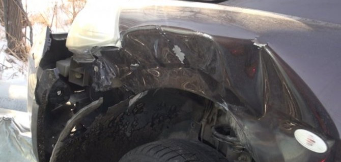 ДТП в Хабаровске с участием двух автомобилисток