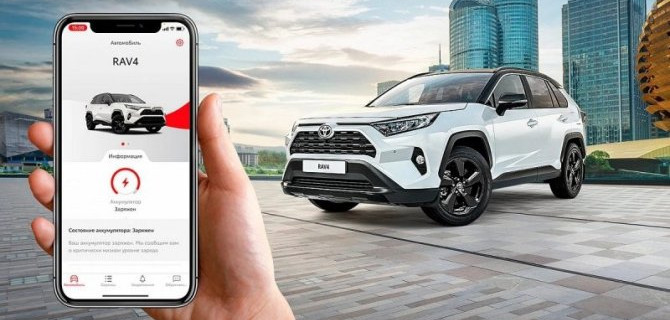 Известны рублёвые цены на подключенные к смартфонам владельцев автомобили Toyota 
