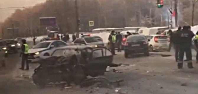 Два человека погибли в ДТП на проспекте Гагарина в Нижнем Новгороде