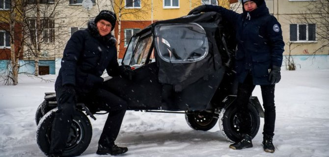 Российские школьники собрали багги, пригодный к эксплуатации на Севере