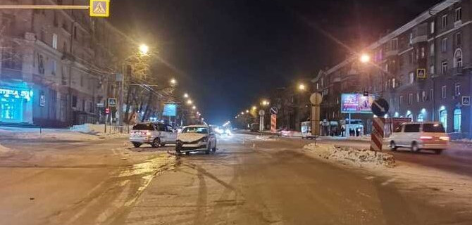 Девочка попала в больницу после ДТП в Новосибирске