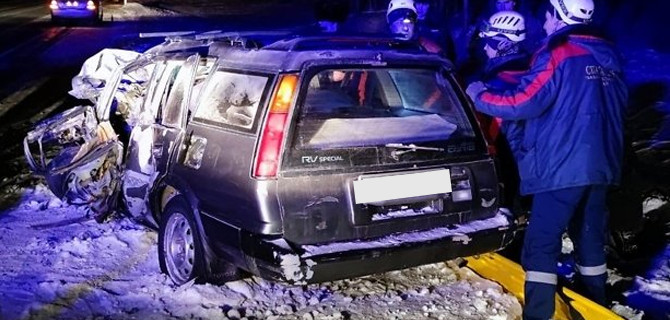 Пассажир иномарки погиб в ДТП под Читой