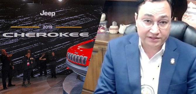 Вождь индейцев чероки выступил против использования их имени для Jeep Cherokee
