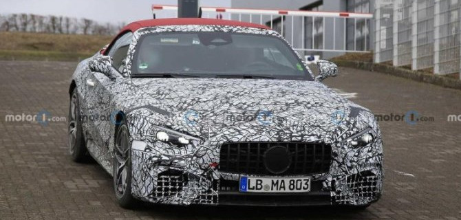 Замечен новый родстер Mercedes-AMG SL