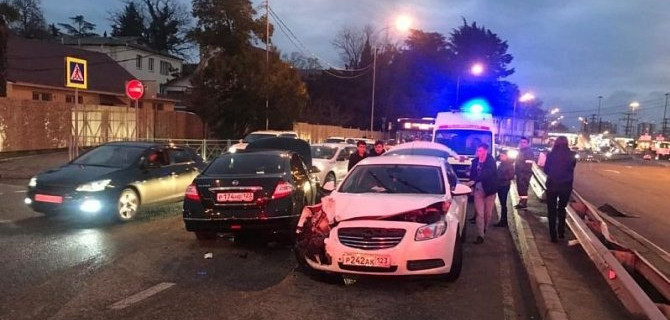 Двое детей пострадали в ДТП в Сочи