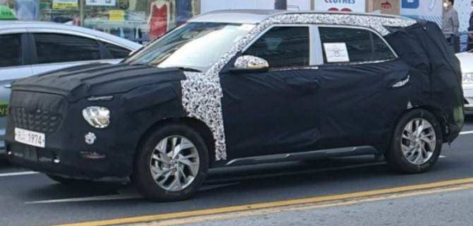 Опубликованы снимки салона Hyundai Alcazar