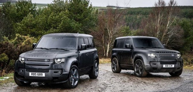 Представлен восьмицилиндровый Land Rover Defender