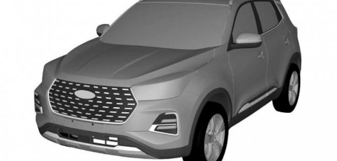 В России запатентован кроссовер Chery Tiggo 4 Pro