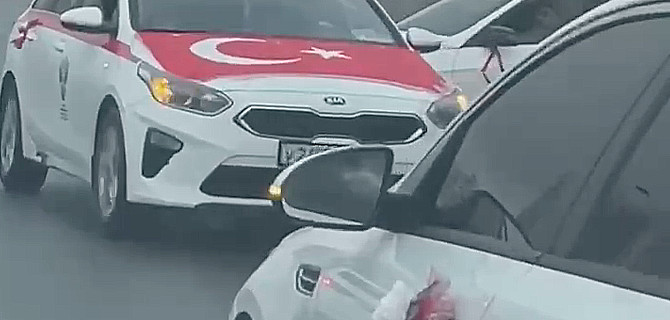 Московский Дептранс обнародовал номера автомобилей, которые устроили «шоу» на Варшавском шоссе