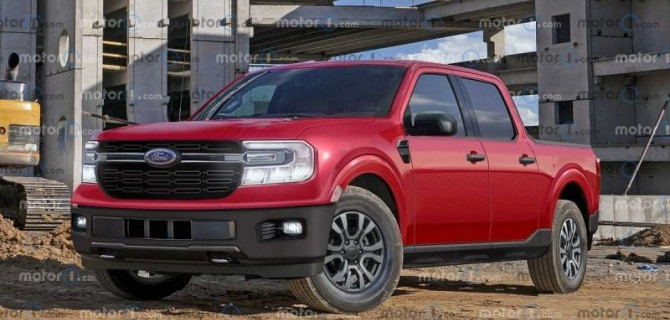 Представлены очередные рендеры пикапа Ford Maverick
